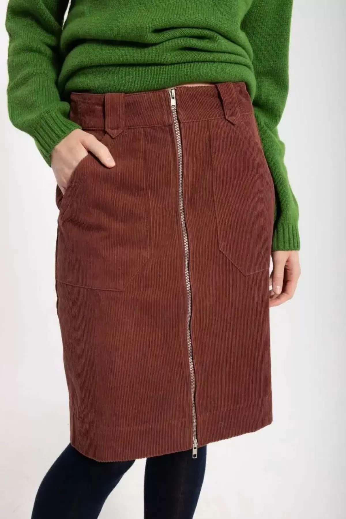 Danefæ Röcke>Danemadelaine Cord Skirt Beige Rose