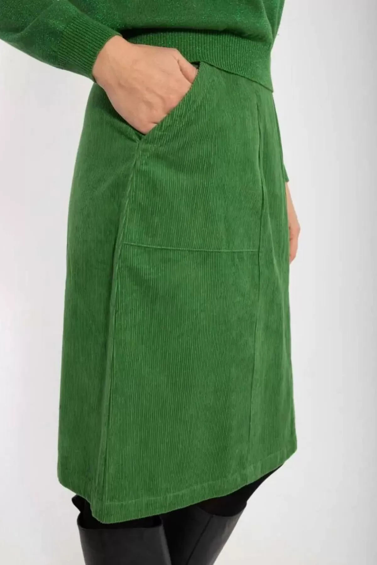 Danefæ Röcke>Danemaren Cord Skirt Fall Jungle