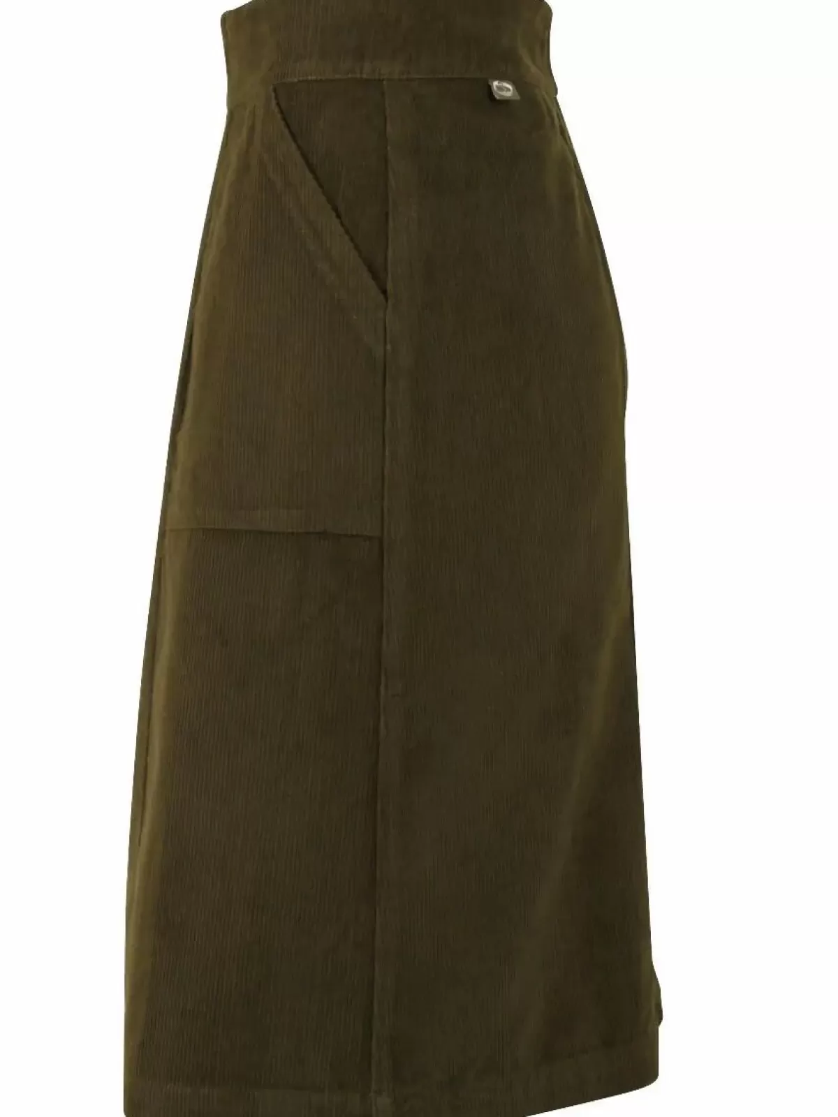 Danefæ Röcke>Danemaren Cord Skirt Olive