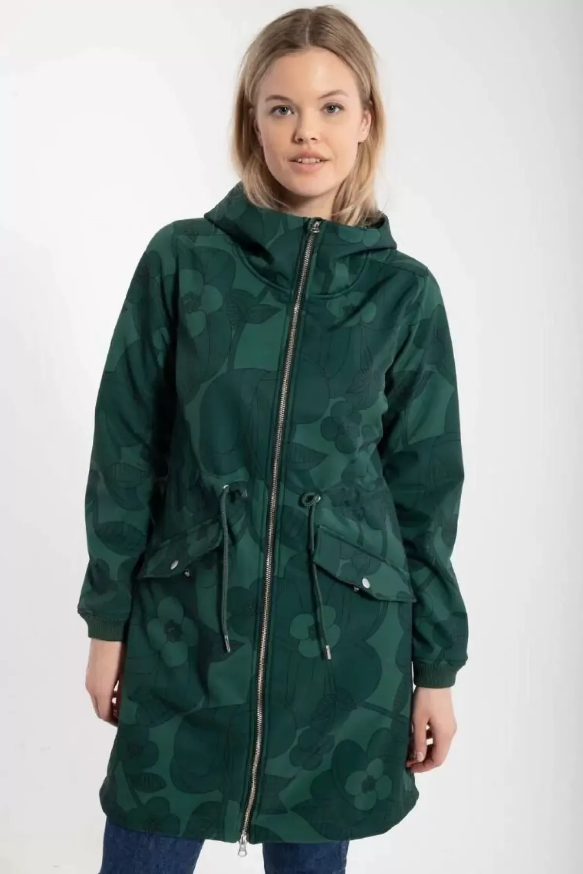 Danefæ Softshell-Jacken>Danemarianne Softshell Deep Forest Bloom Boom