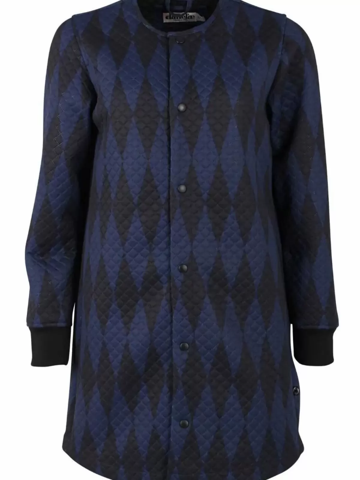 Danefæ Thermokleidung>Danemaude Thermo Coat Black/Marine Diamond