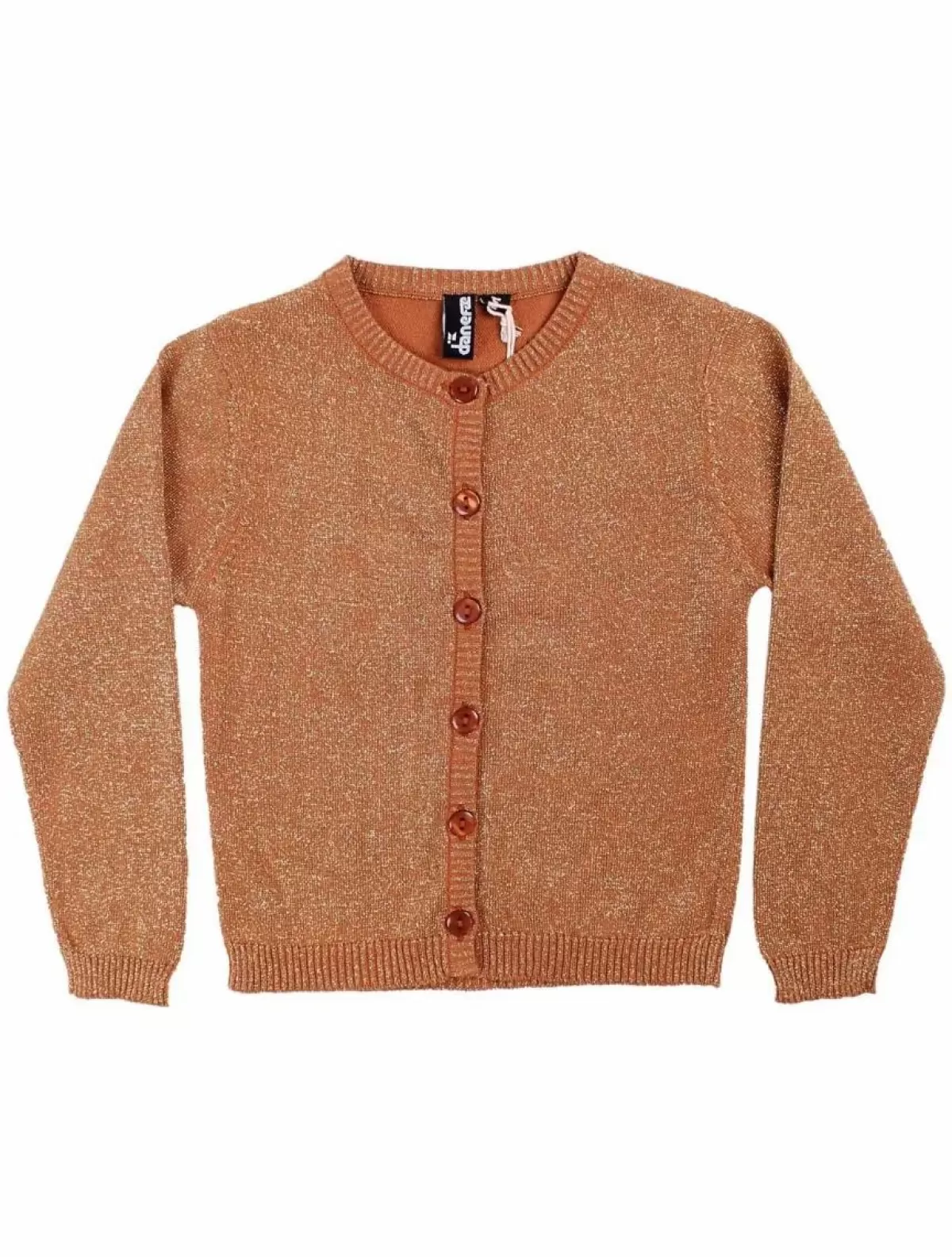 Store Danemerle Cardigan Occer W. Gold Glitter Kinder Alles Aus Strick