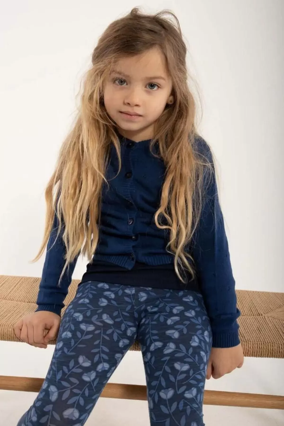 Shop Danemerle Hole Knit Cardigan Navy Kinder Alles Aus Strick