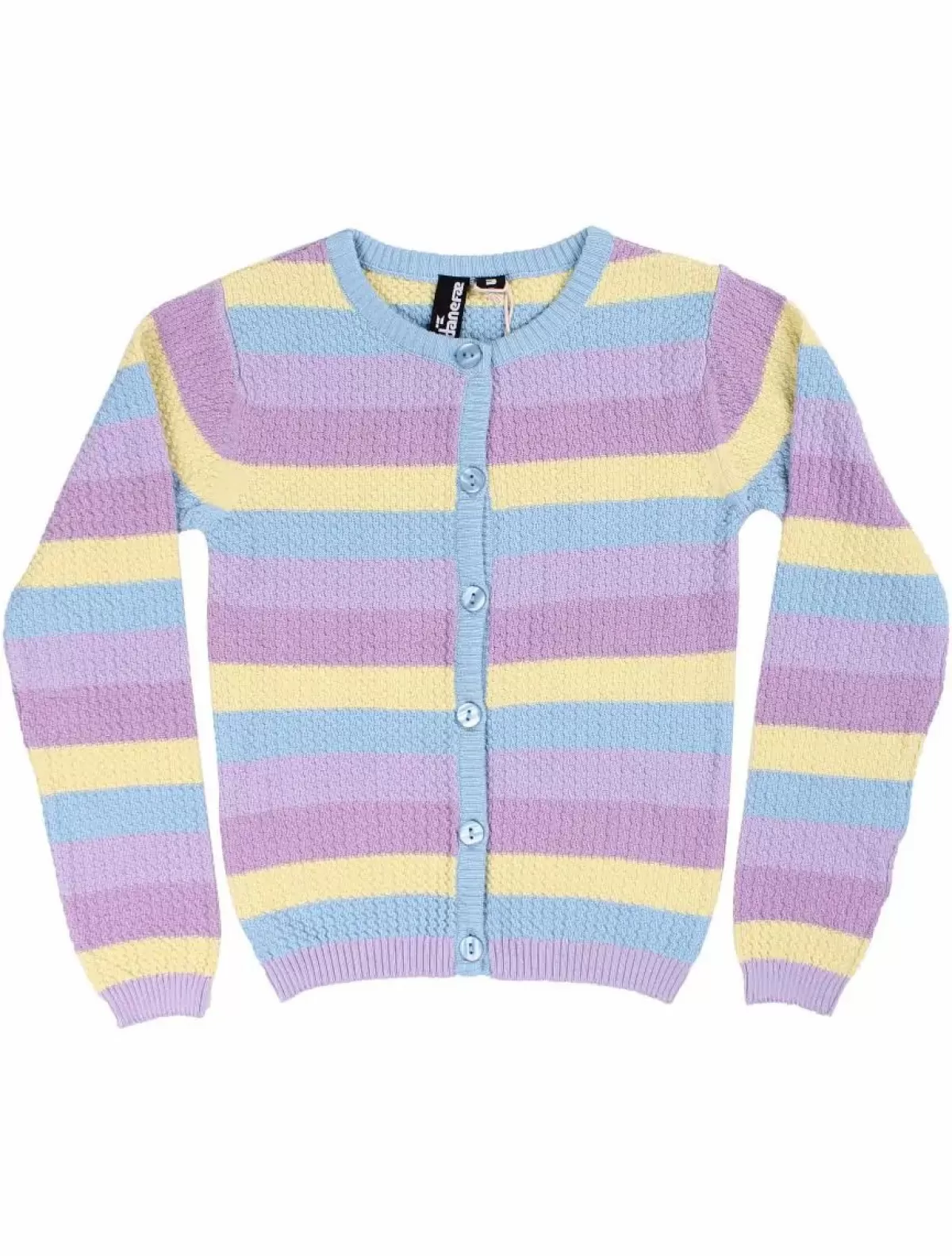 Best Danemerle Pearl Cardigan Lt Lilac / Pale Yellow Kinder Alles Aus Strick