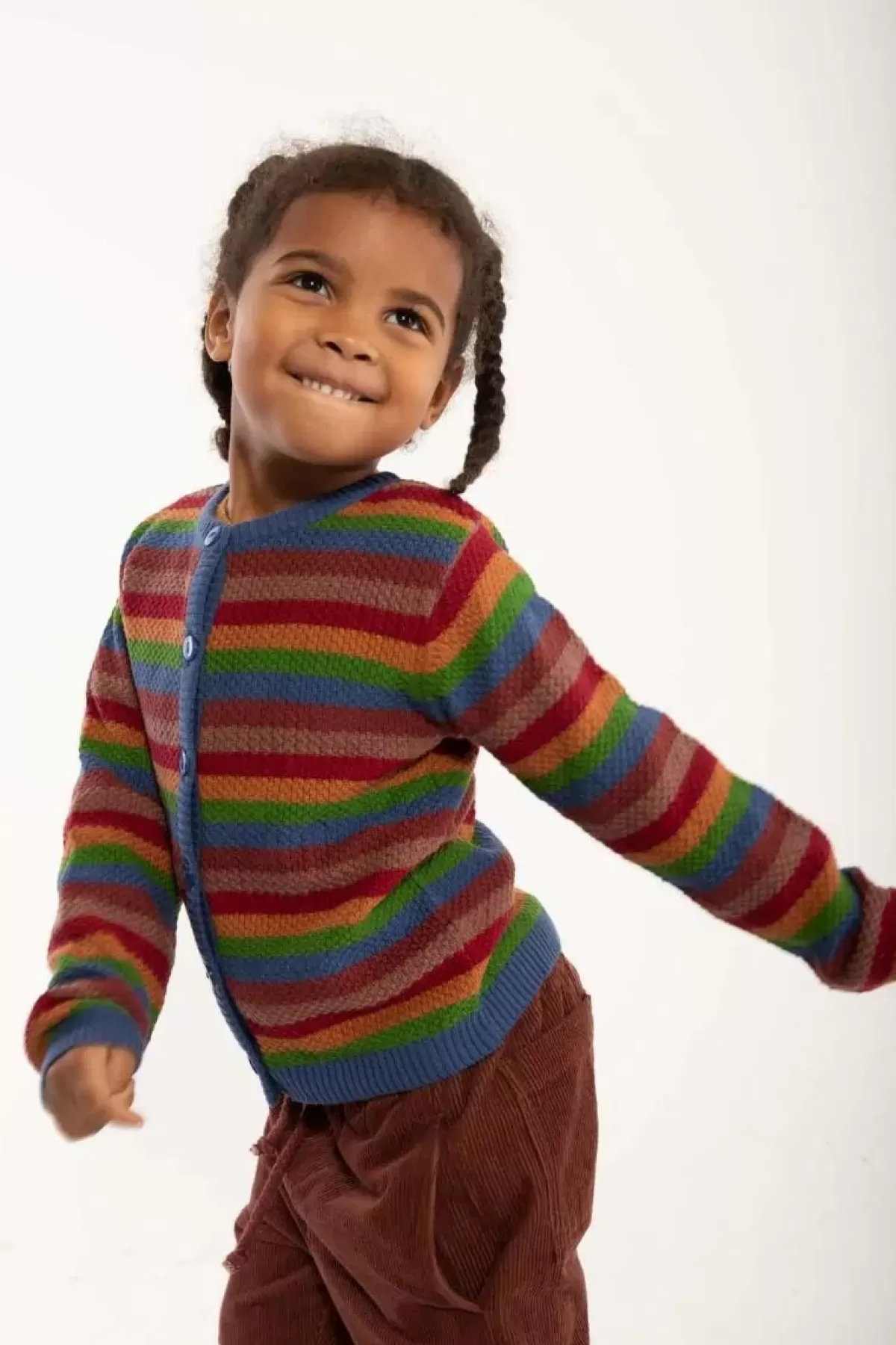 Store Danemerle Pearl Cardigan Tonic Stripe Kinder Alles Aus Strick