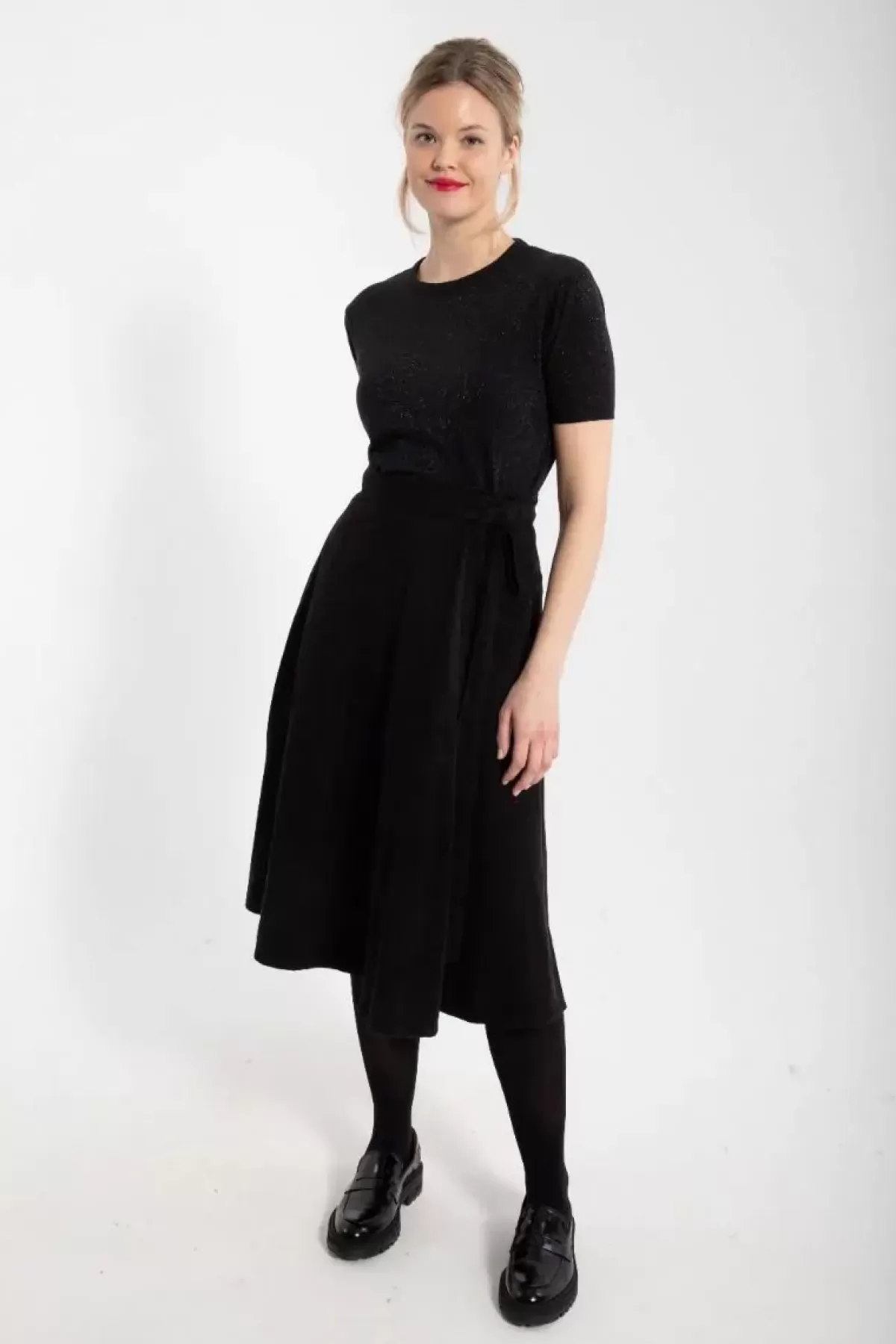 Danefæ Röcke>Danemikkelsen Cord Skirt Black