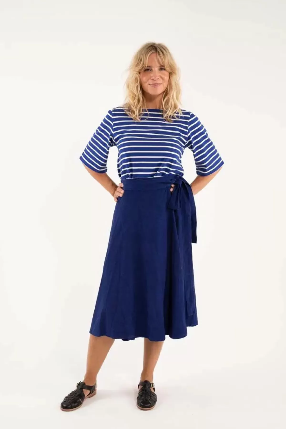 Danefæ Röcke>Danemikkelsen Cord Skirt Royal Blue