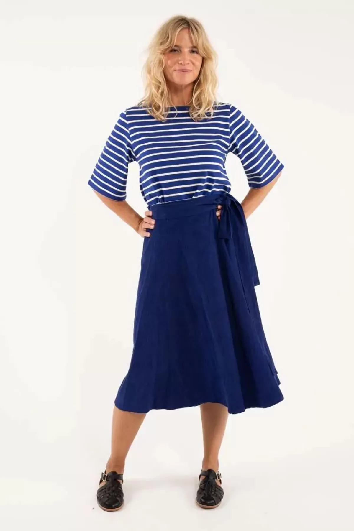 Danefæ Röcke>Danemikkelsen Cord Skirt Royal Blue