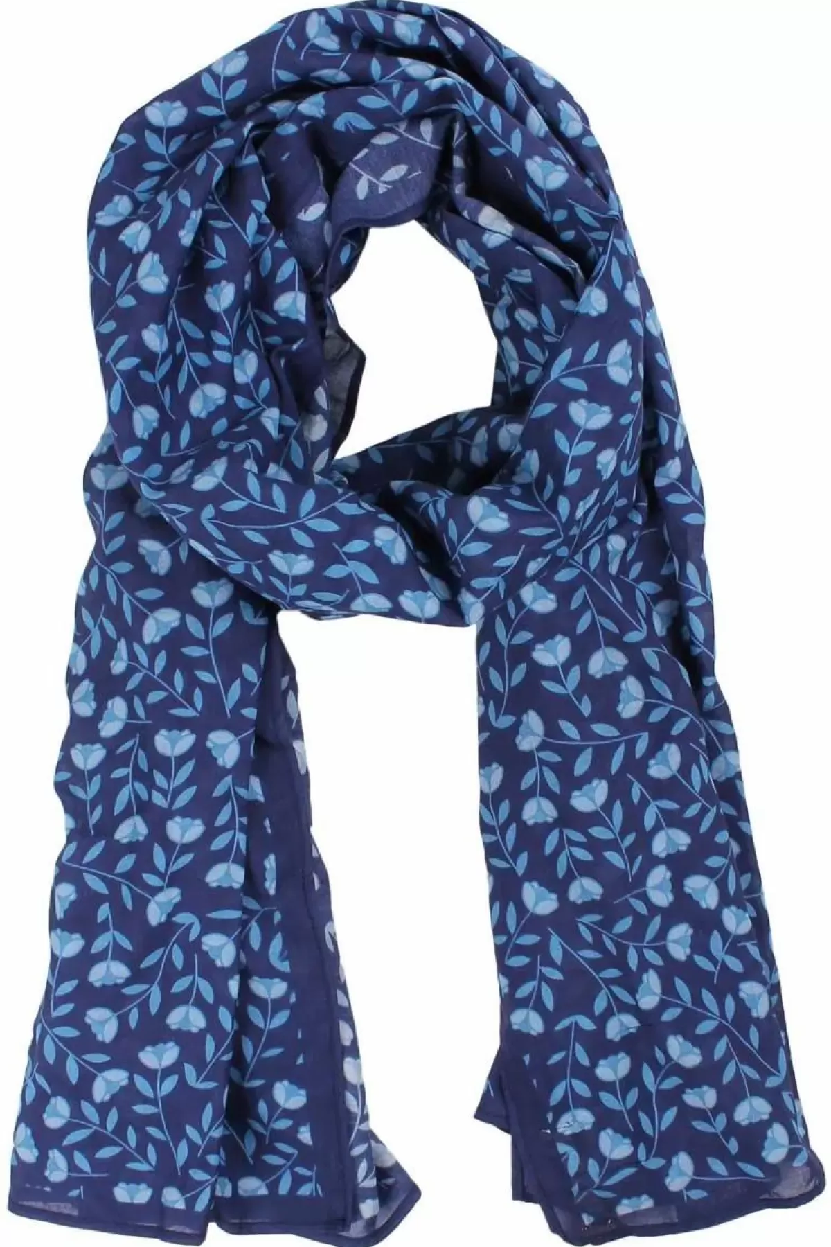 Danefæ Schals>Danenordby Scarf Cold Blue Fleurie