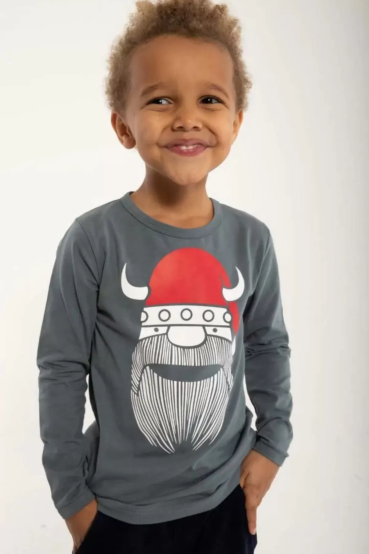 Cheap Danenorthpole Tee Grey Nisseerik Kinder Hemden Und Shirts