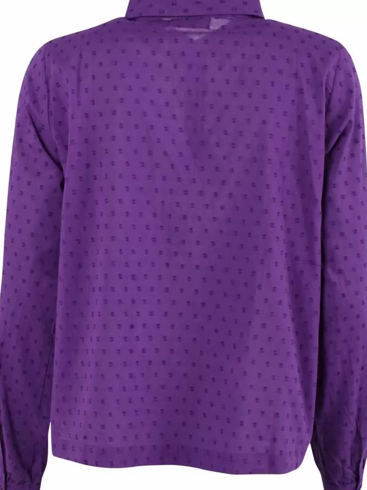 Danefæ Blusen>Danenovember Cotton Dot Shirt Purple