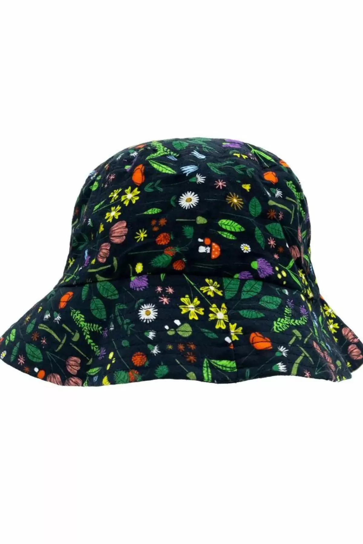 Danefæ Mützen/Hute>Danepoppins Hat Dk Navy Botanical
