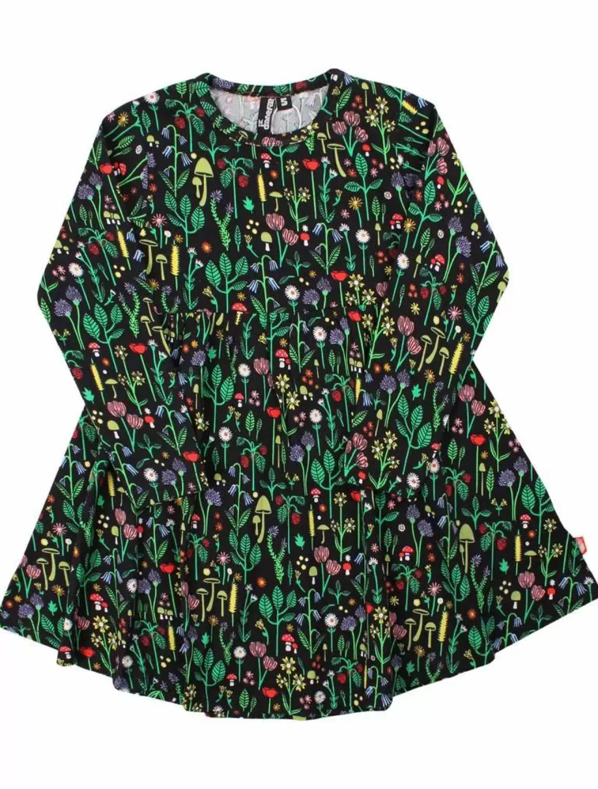 Online Danepopsicle Cotton Dress Black Botanical Kinder Kleider