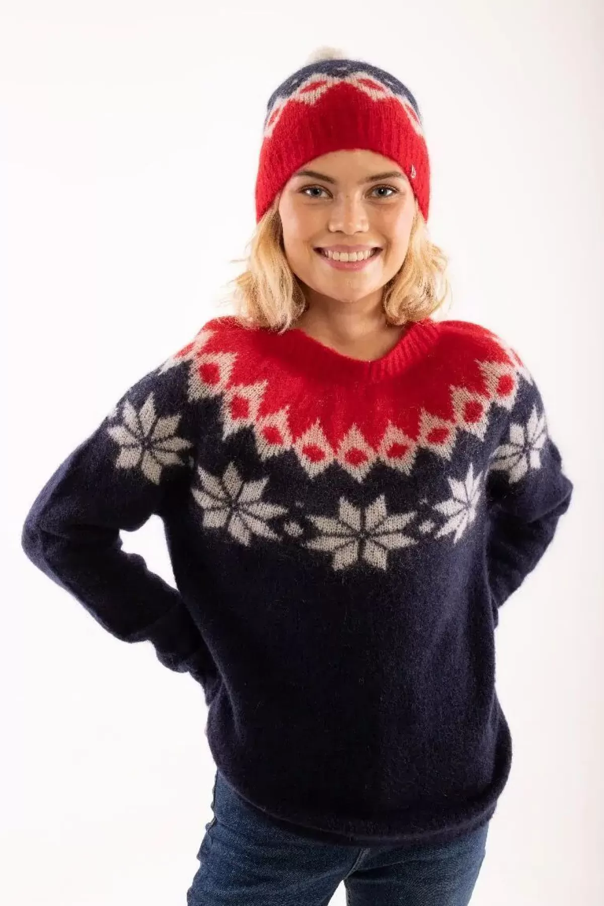 Danefæ Mützen/Hute>Danepuff Beanie Navy