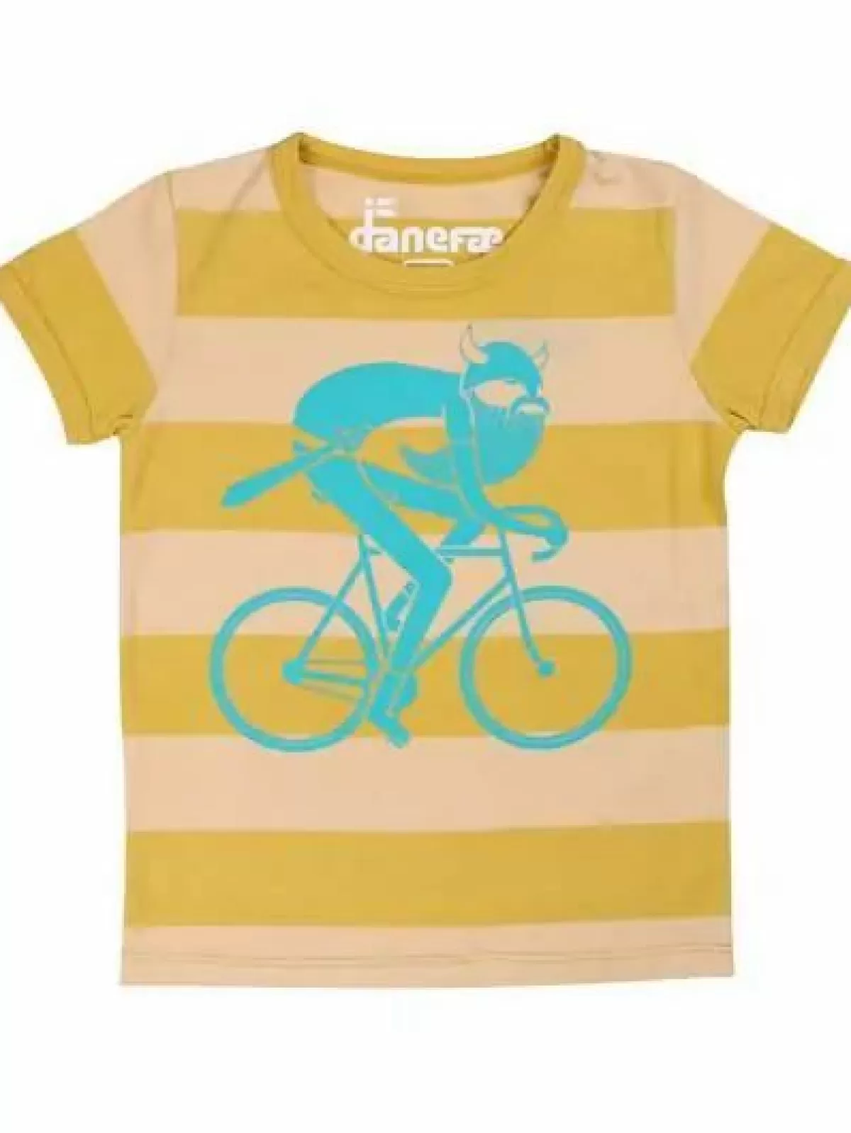 Cheap Danerainbow Ringer Dusty Yellow/Yellow Beige Bikingviking Baby T-Shirts