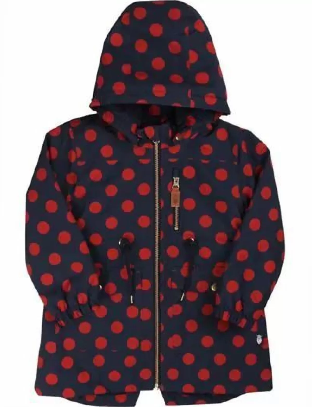 Outlet Danerose Winter Jacket Dark Navy/Dark Rust Dots Kinder Winterjacken