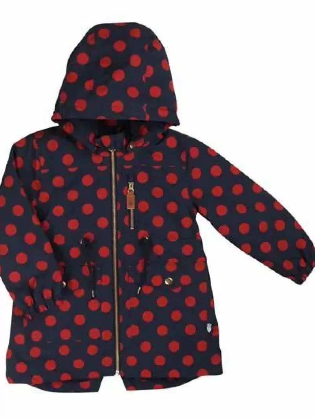 Outlet Danerose Winter Jacket Dark Navy/Dark Rust Dots Kinder Winterjacken