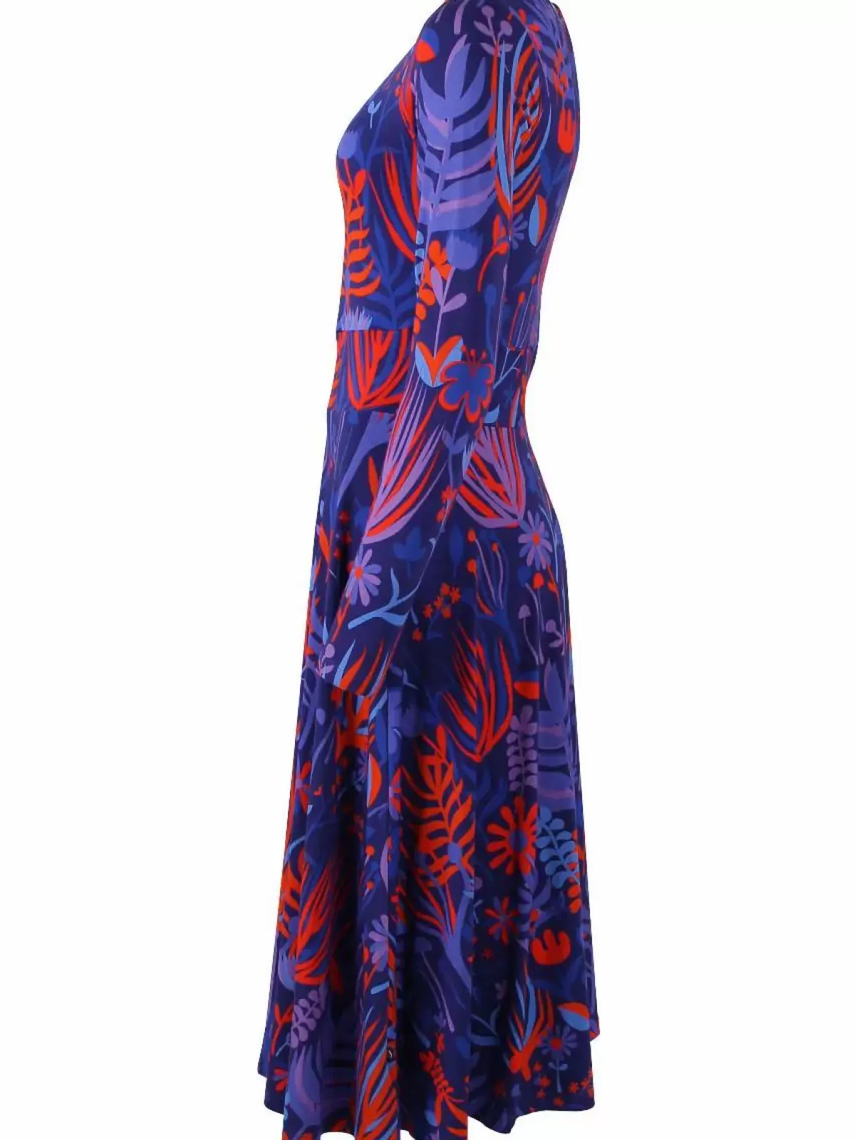 Danefæ Kleider>Danesigrid Viscose Dress Deep Marine Walkabout