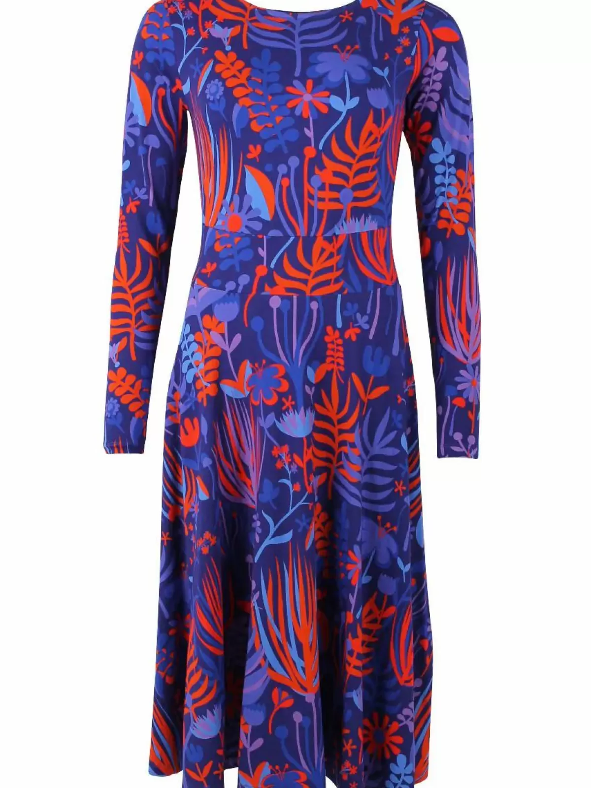 Danefæ Kleider>Danesigrid Viscose Dress Deep Marine Walkabout