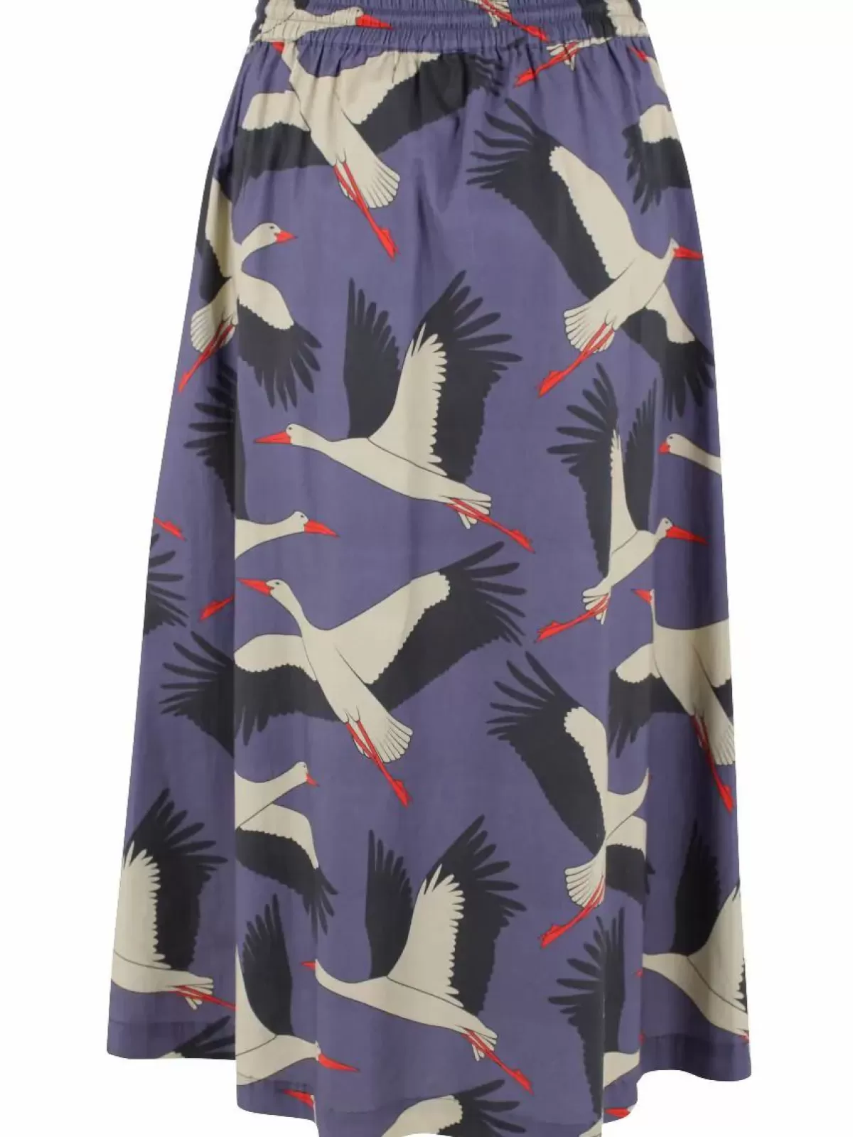 Danefæ Röcke>Danespresso Poplin Skirt Blue Grey Stork