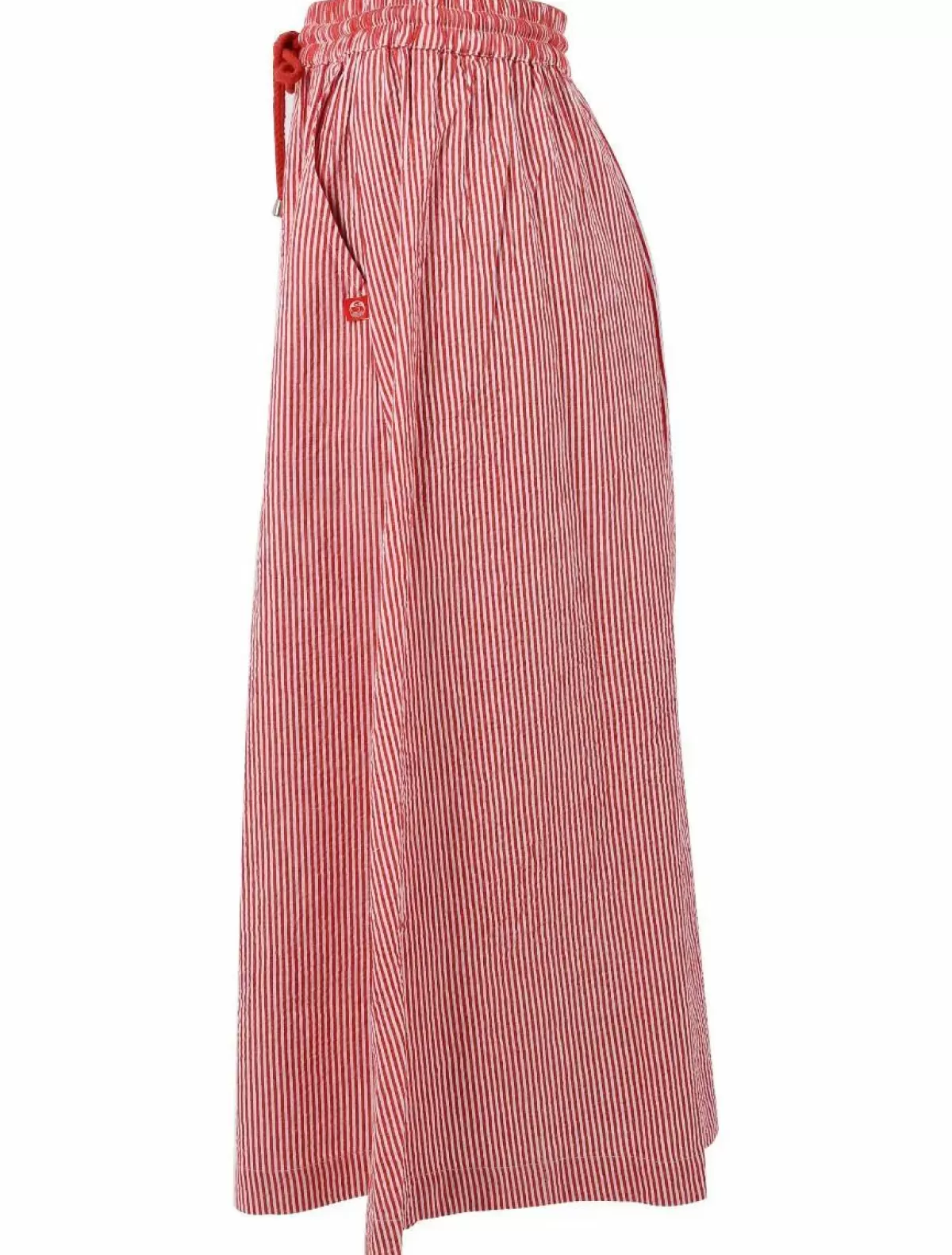 Danefæ Röcke>Danespresso Searsucker Skirt Bright Red/Chalk