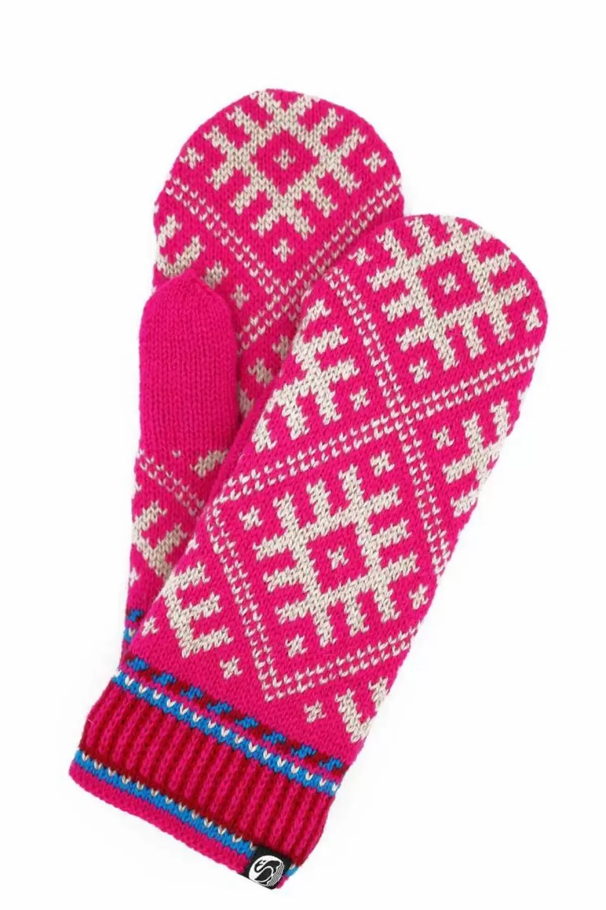 Danefæ Handschuhe>Danesuper Wool Mittens Neon Pink