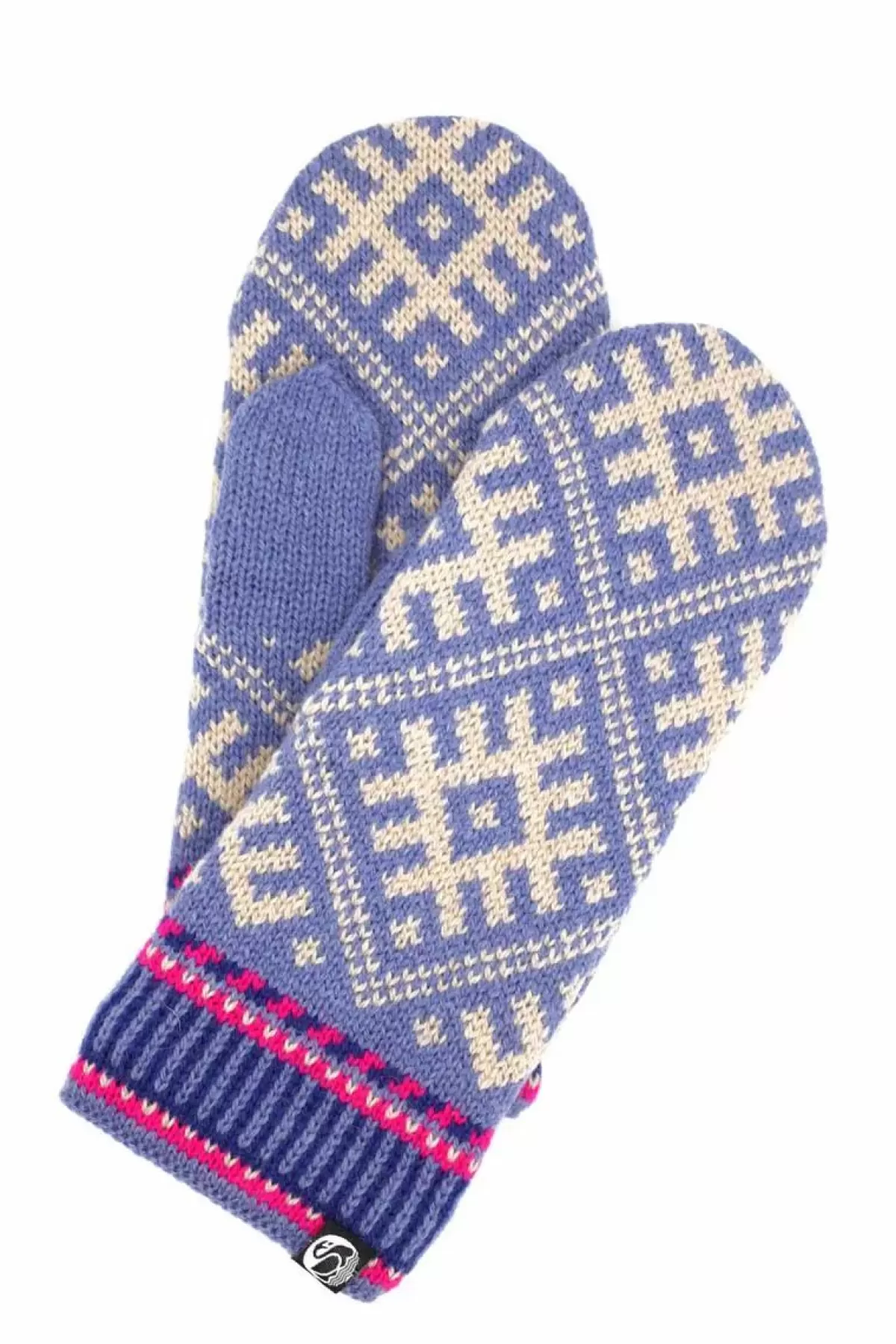 Danefæ Handschuhe>Danesuper Wool Mittens Porcelaine