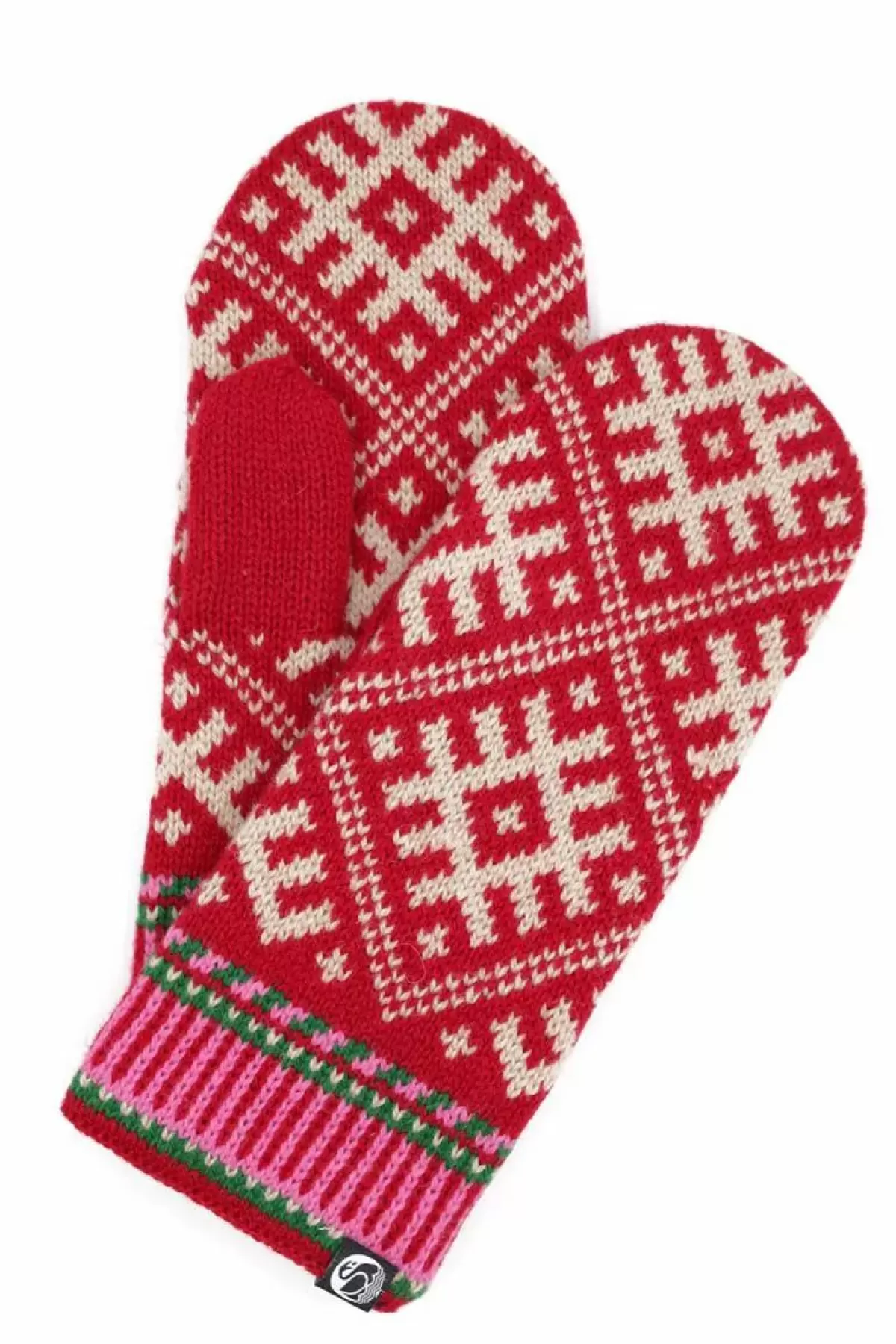 Danefæ Handschuhe>Danesuper Wool Mittens Red