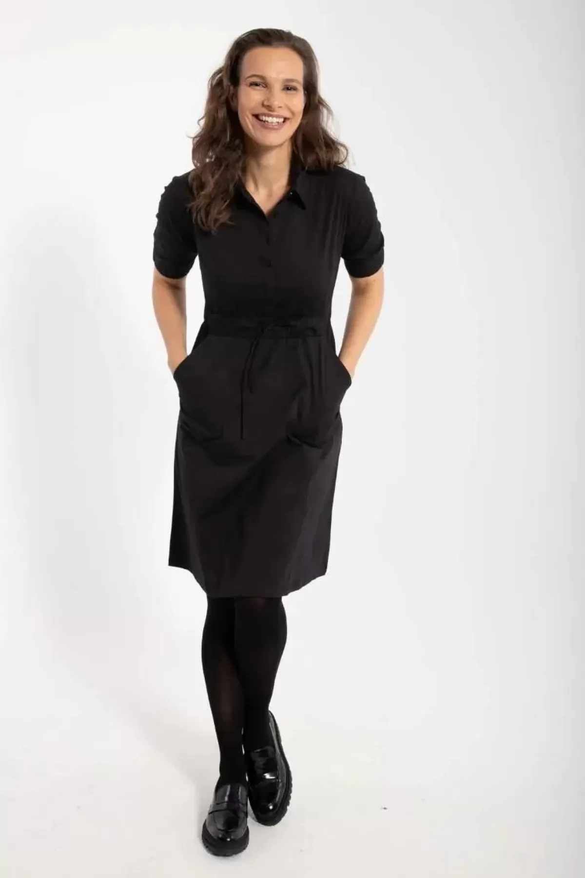 Danefæ Kleider>Danesusanne Poplin Dress Black