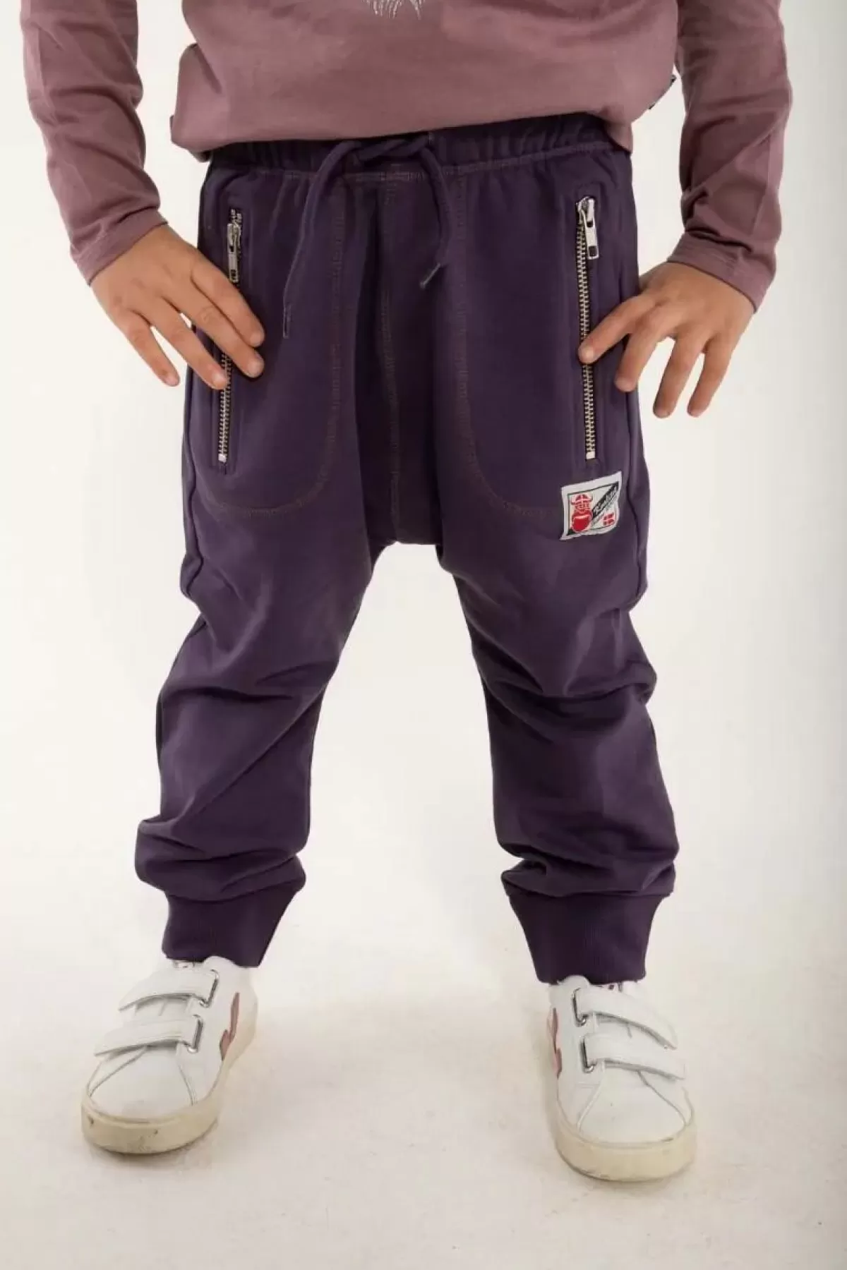 Online Danesvaervaegter Pants Black Mauve Kinder Hosen