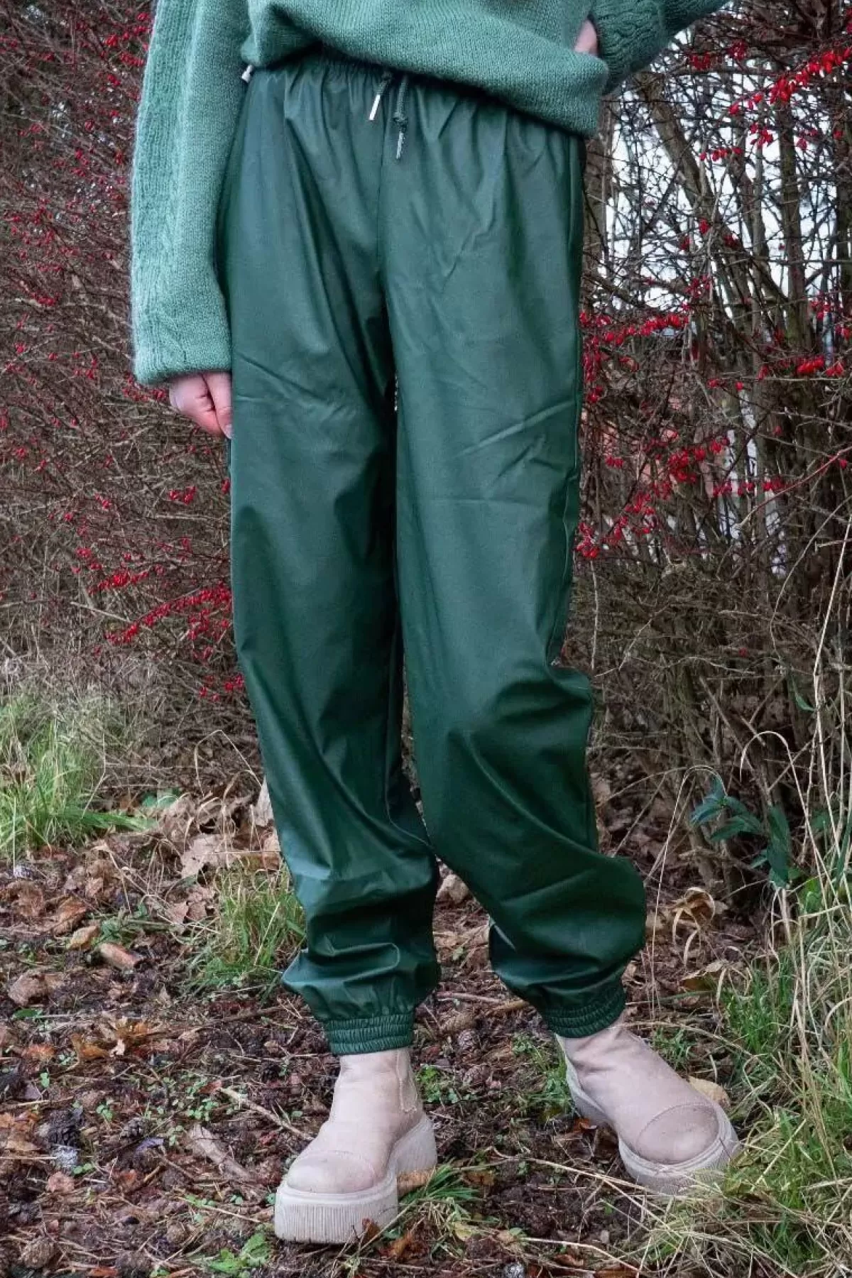 Danefæ Regenhosen>Danesvalbard Rain Pants Dark Khaki