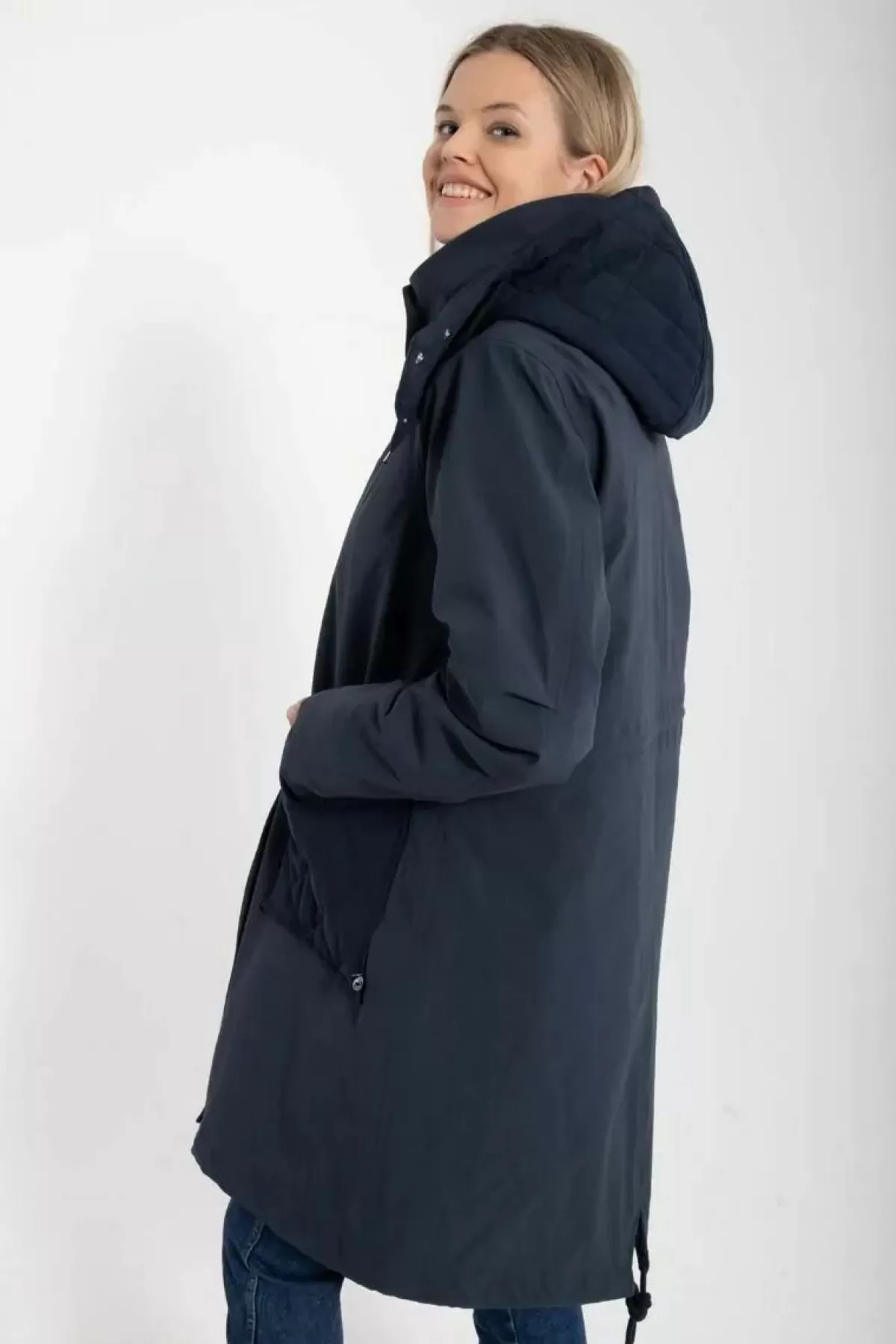 Danefæ Winterjacken>Danethorshavn Winter Coat Dk Navy