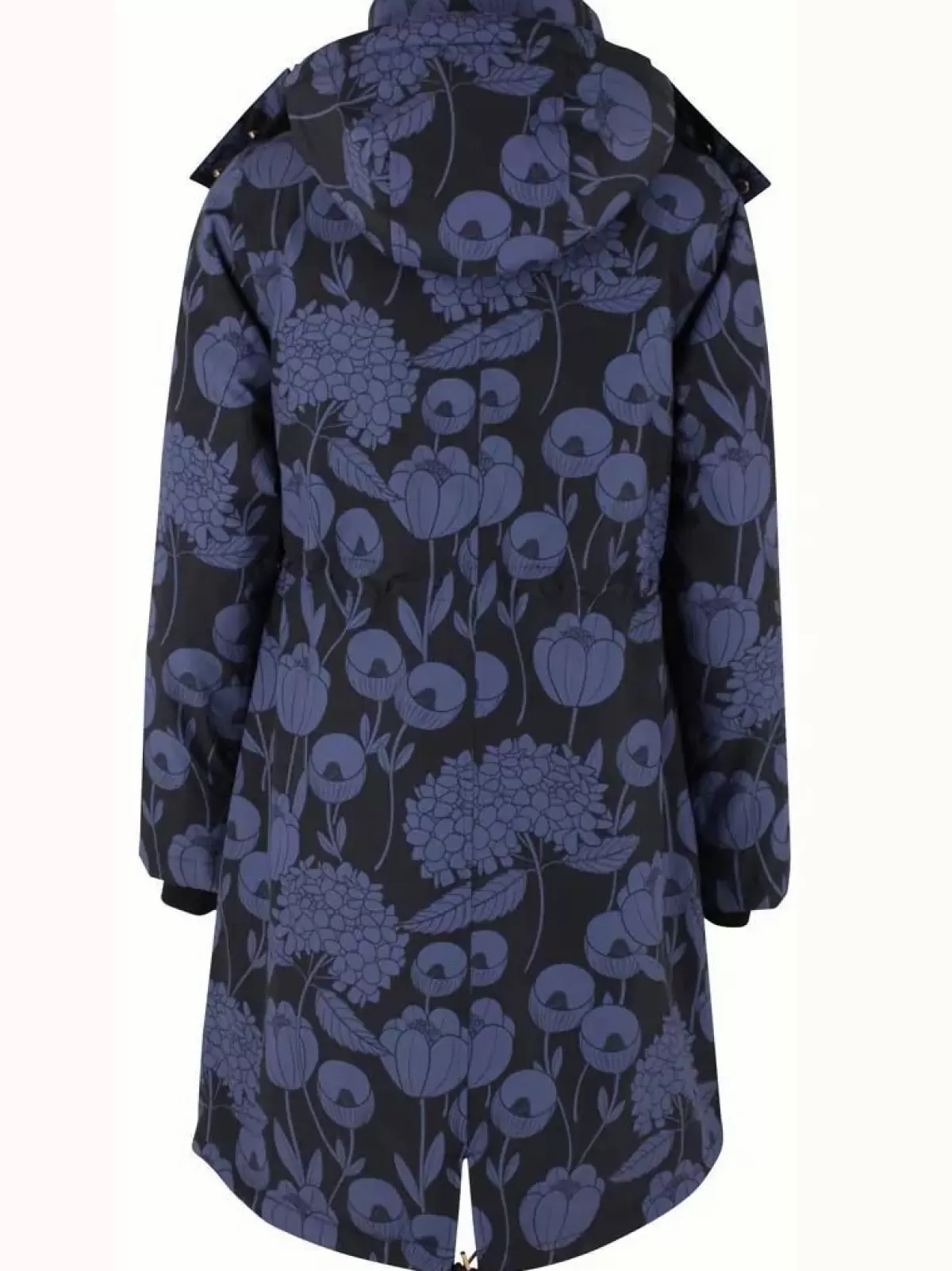 Danefæ Winterjacken>Daneturell Winter Coat Black Hortensia