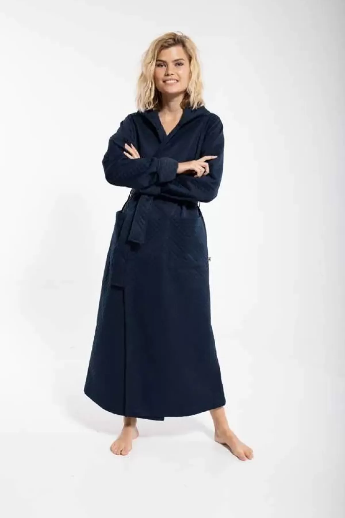 Danefæ Winter-Bademäntel>Daneviking Robe Dusty Navy