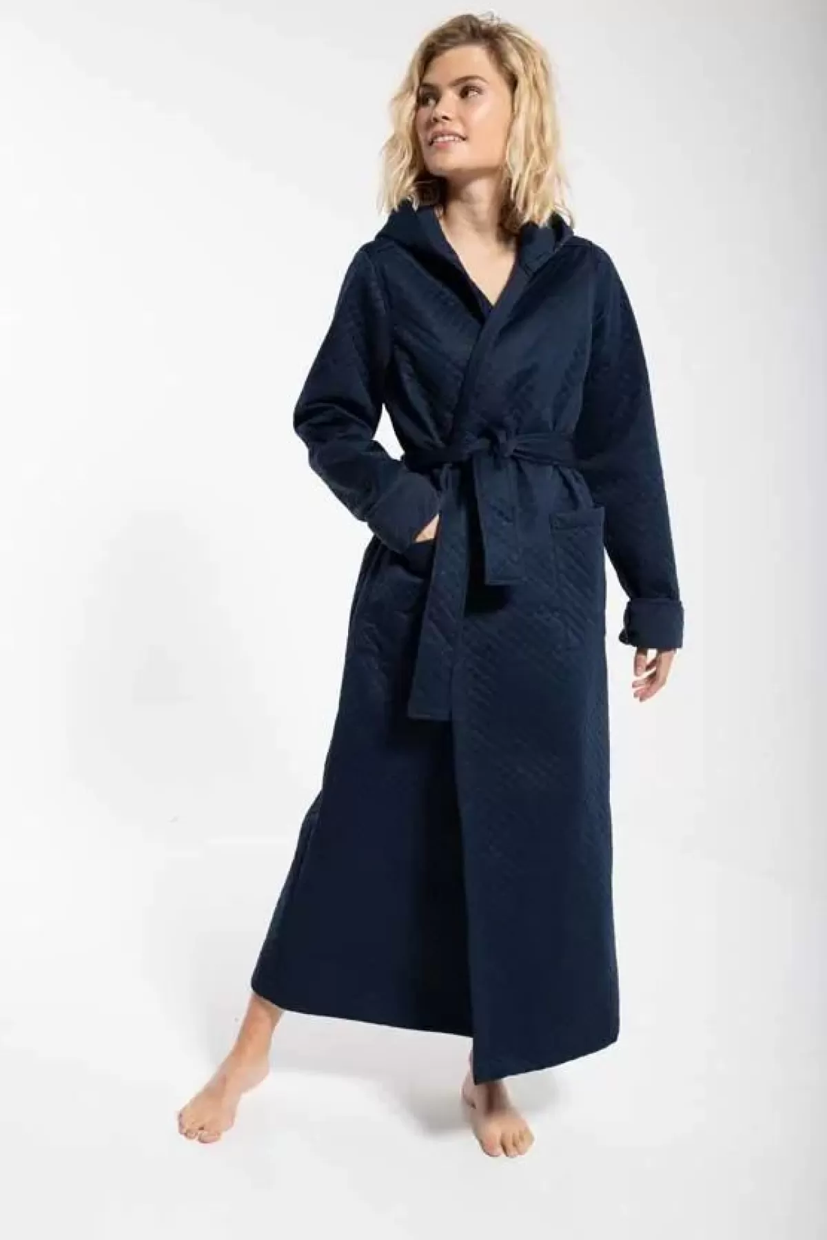 Danefæ Winter-Bademäntel>Daneviking Robe Dusty Navy