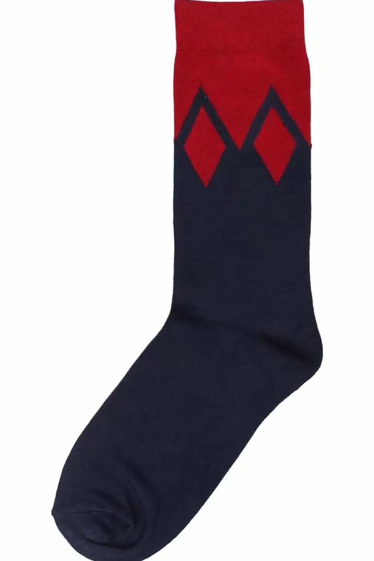 Danefæ Socken Und Strümpfe>Danewalk With Me Socks Dk Navy/Red Icicles