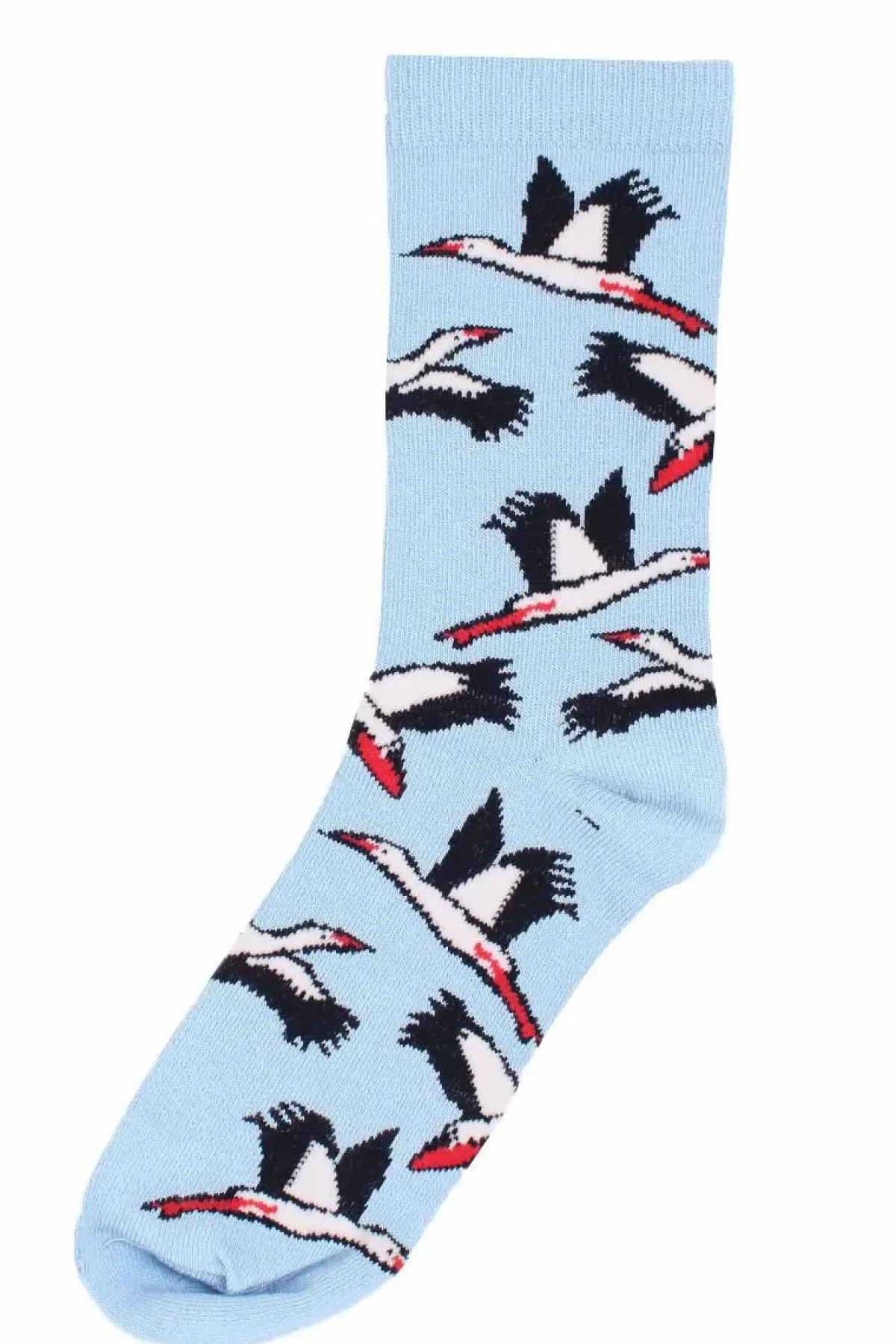 Danefæ Socken Und Strümpfe>Danewalk With Me Socks Light Blue Stork