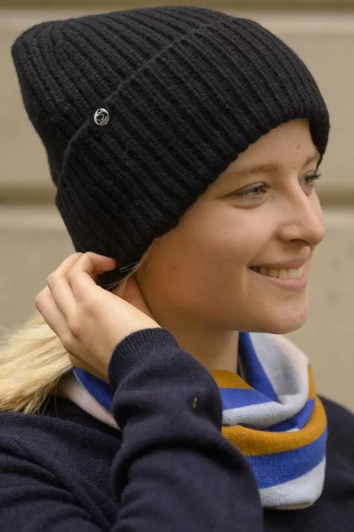Danefæ Mützen/Hute>Danewarm Thoughts Merino Beanie Black