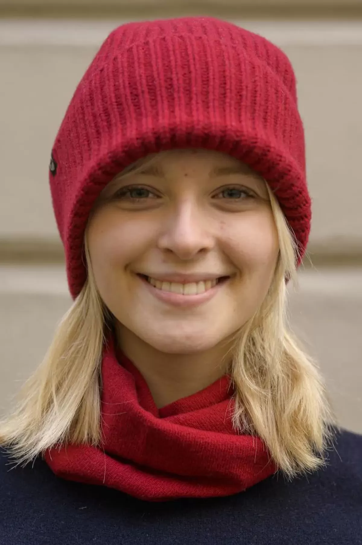 Danefæ Mützen/Hute>Danewarm Thoughts Merino Beanie Dark Red