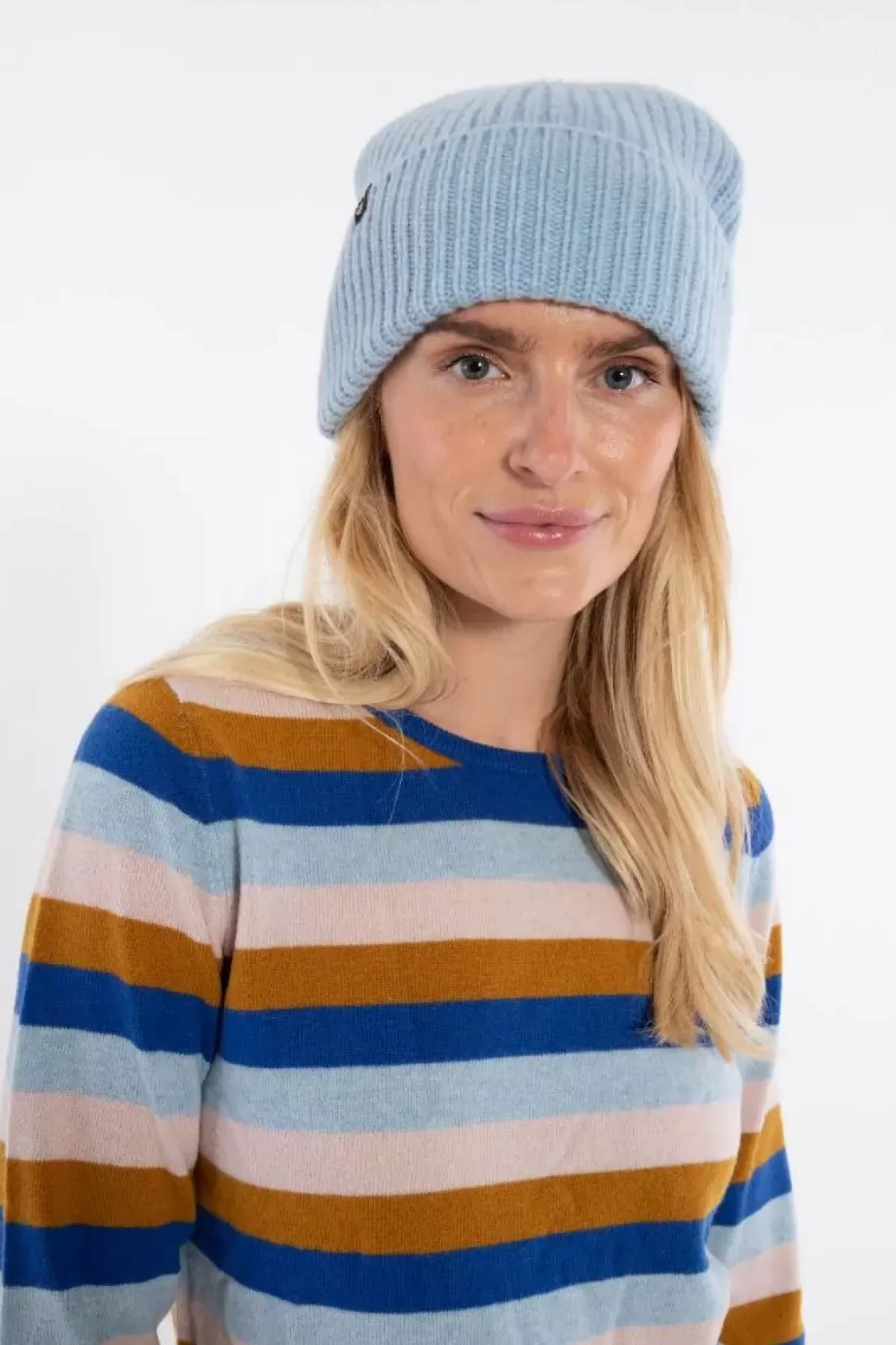 Danefæ Mützen/Hute>Danewarm Thoughts Merino Beanie Light Blue