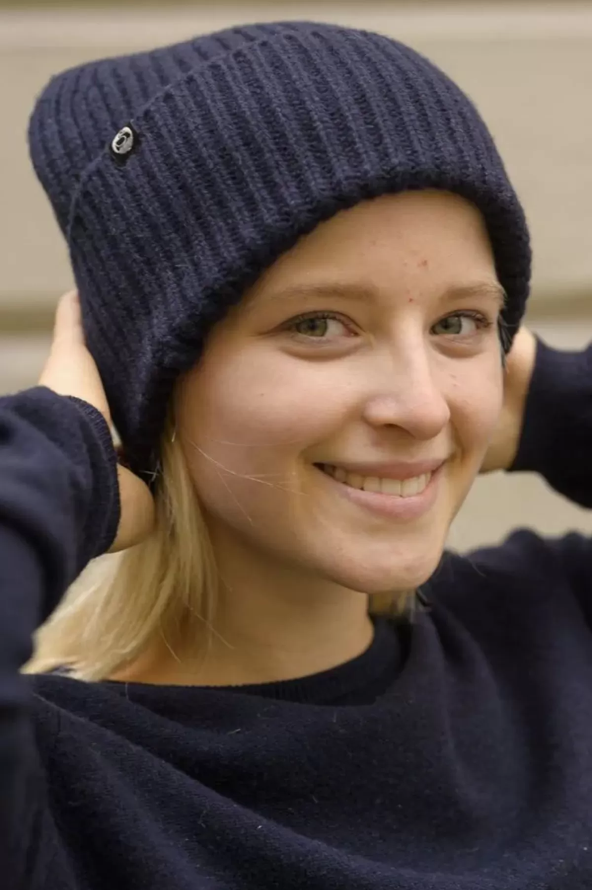Danefæ Mützen/Hute>Danewarm Thoughts Merino Beanie Navy