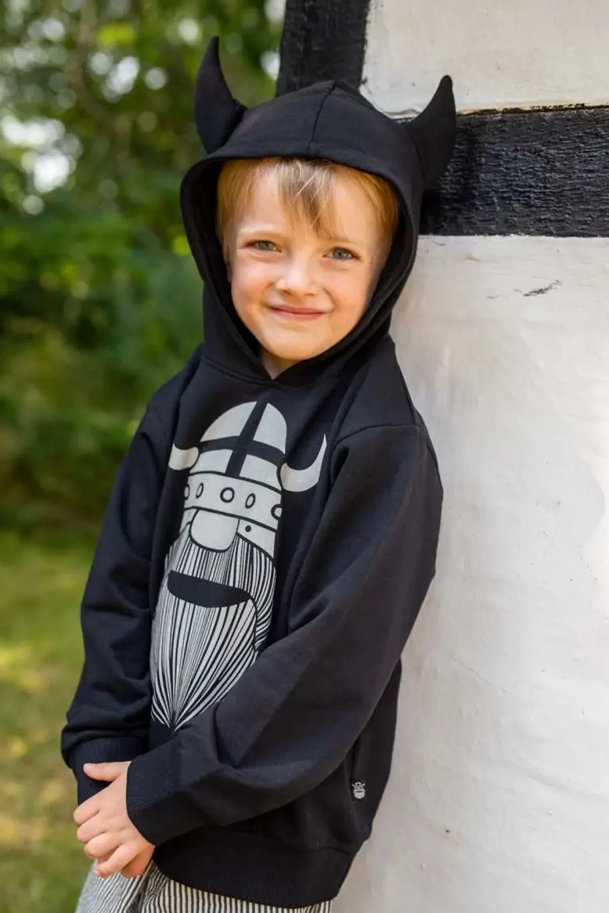 Best Sale Danewarrior Hoodie Black Erik (Glow In The Dark) Kinder Sweatshirts