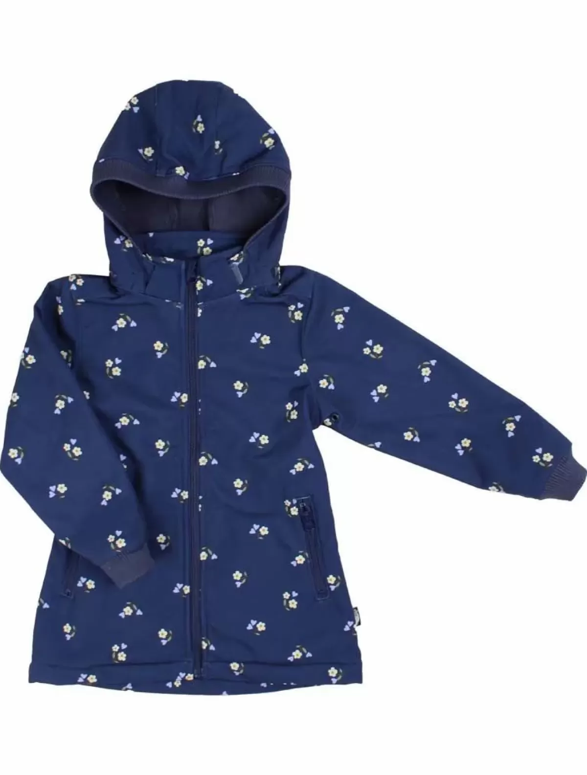 Online Danolivia Softshell Grey Marine Miniflower Kinder Softshell Jacken