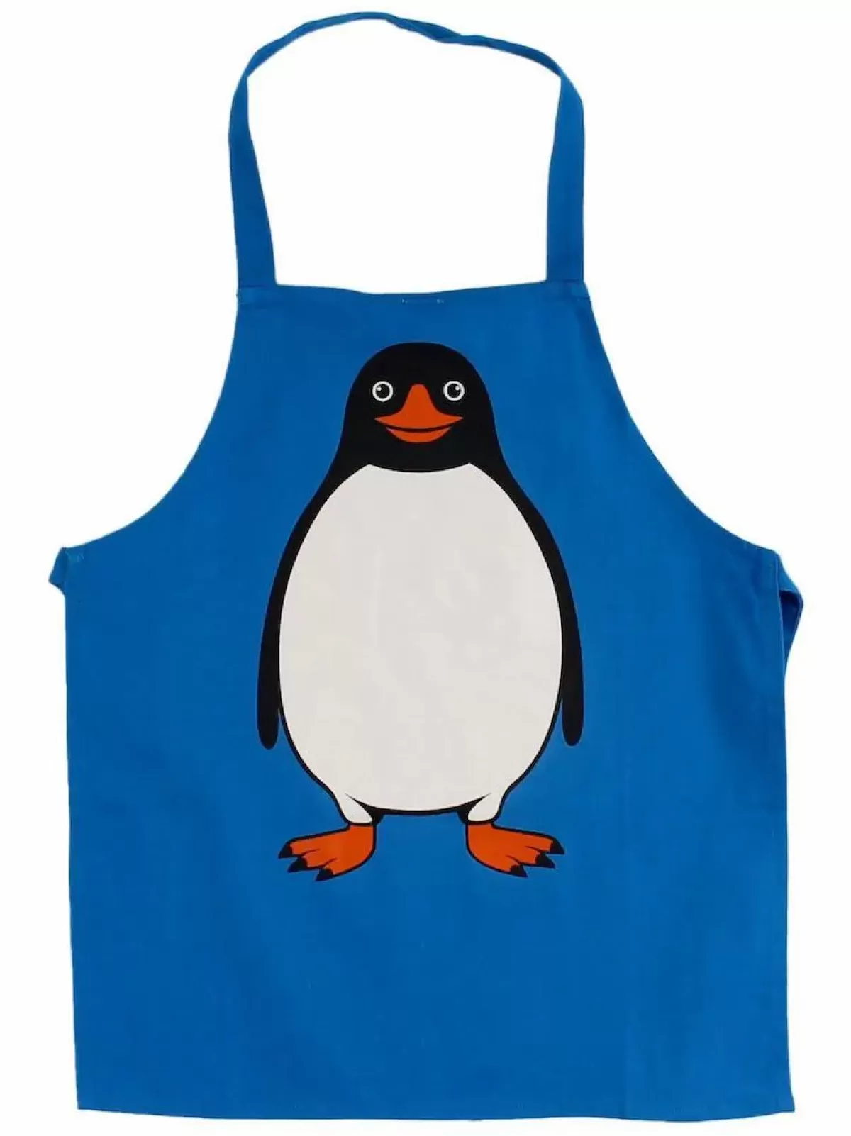 Danefæ Textilien Für Kinder>Dyr Apron - Kids Blue Pingvin