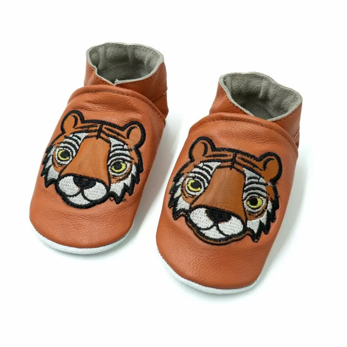 Best Dyr Playshoe Orange Tiger Kinder Hausschuhe