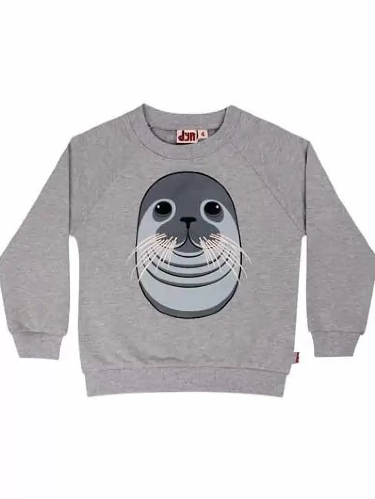 Store Dyrbellow Sweat Hthr Grey Sael Kinder Sweatshirts