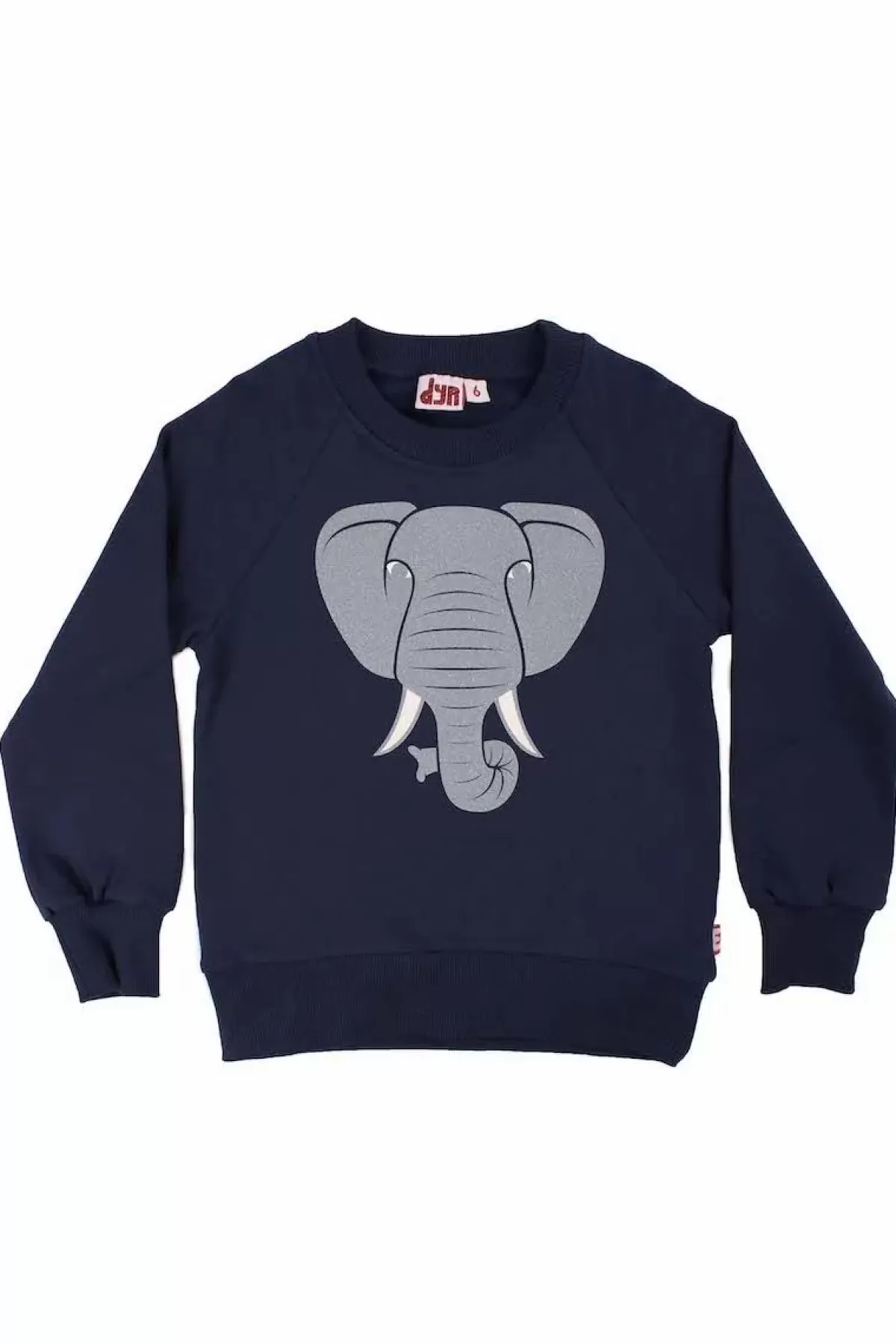 Cheap Dyrbellow Sweat Navy Glitter Elefant Kinder Sweatshirts