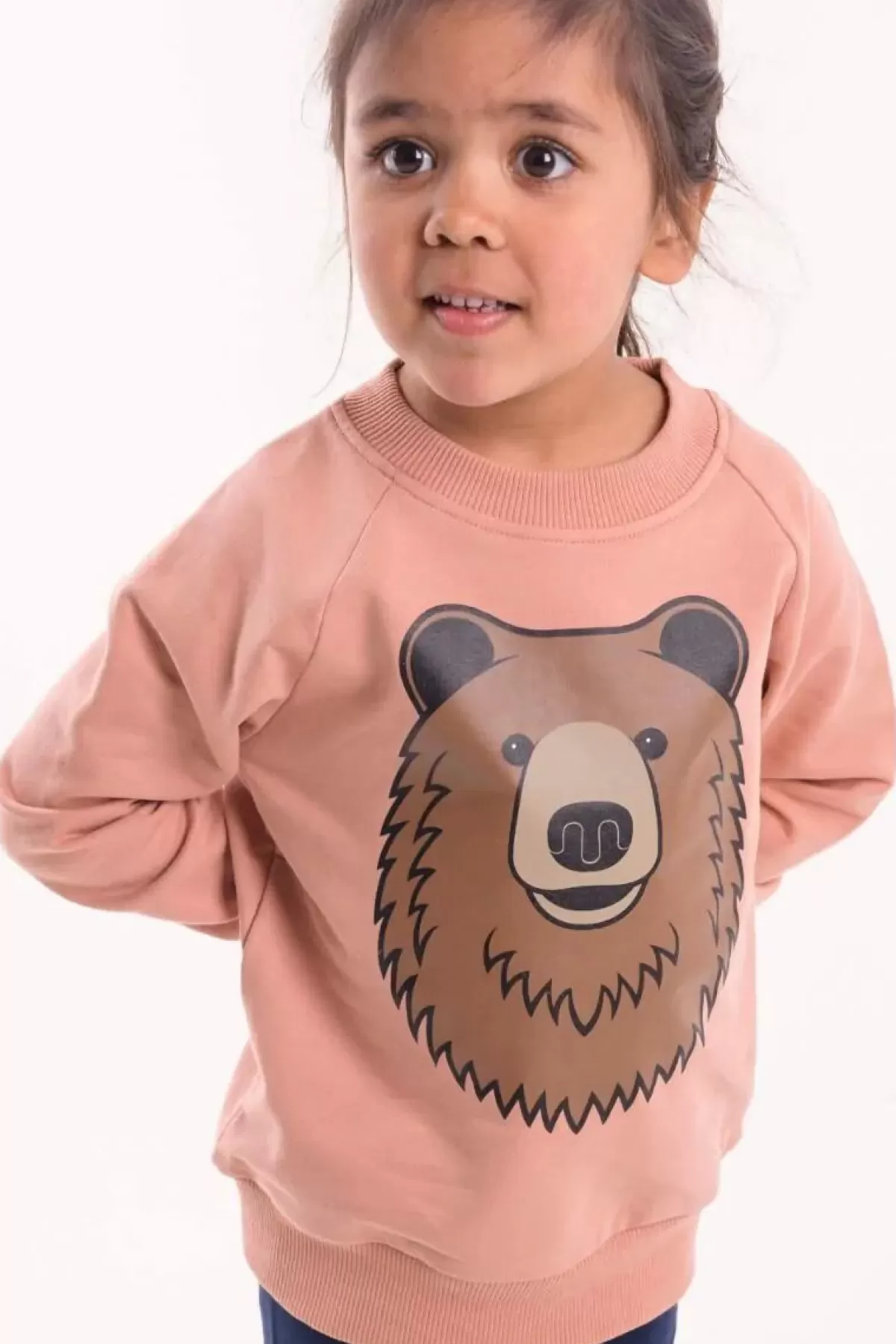 Sale Dyrbellow Sweat Rose Beige Brun Bjoern Kinder Sweatshirts