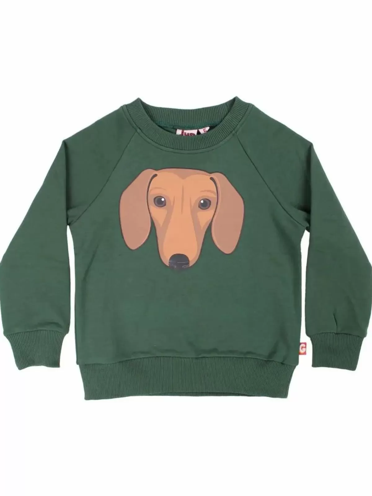 Clearance Dyrbellow Sweat Warm Khaki Gravhund Kinder Sweatshirts