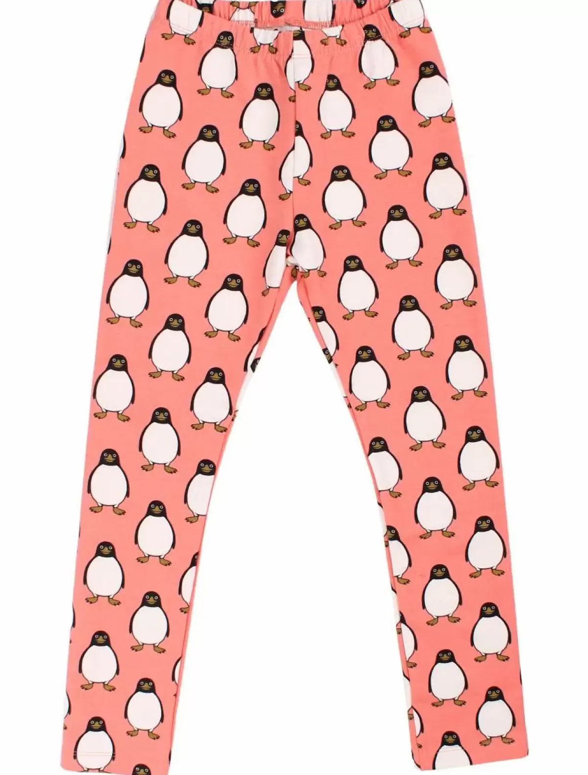 Cheap Dyrcheetah Leggings Aop Coral Pingviner Kinder Kinder-Leggings